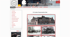 Desktop Screenshot of feuerwehr-halle.de